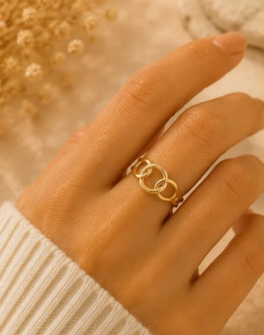 Infinity Knot Gold Ring
